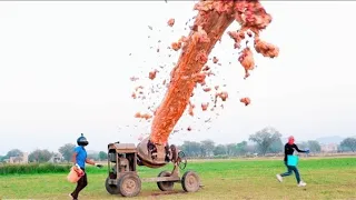 Elephant toothpaste in cement mixture machine 🔥🔥🔥🔥🔥🔥 #crazyxyzchannel #mrindianhacker #experimenttv