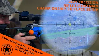 Vector Optics 34mm Continental 5-30x56 @ 2021 Precision rifle Lithuanian championship-3d place setup