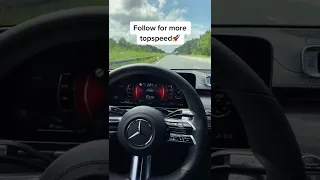 Mercedes Benz S500 Top Speed Autobahn #shorts