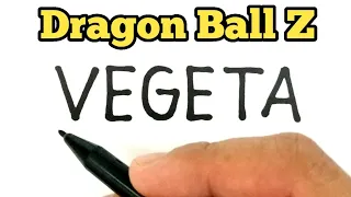 VERY EASY , How to turn words VEGETA into vegeta from dragon ball z