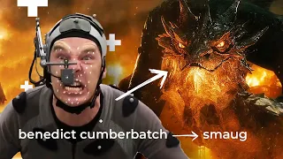 Benedict Cumberbatch As Smaug Side By Side Comparison | E-Cuta