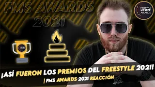 ¡ASÍ FUERON LOS PREMIOS DEL FREESTYLE 2021! | FMS AWARDS 2021 REACCIÓN