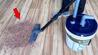 Filterless Vacuum Cleaner! A Brilliant Idea From Empty Paint Buckets