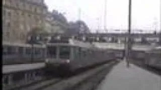 Banlieu, パリ・サンラザール駅に到着する郊外電車 (1990年)