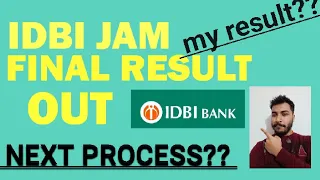 IDBI JAM RESULT// re-upload