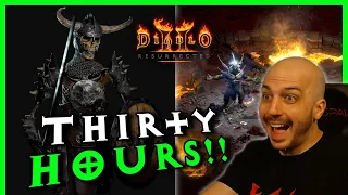 Over 30 Hours Hunting Griffons at Pindle and Terror Zones, Drop Highlights - Diablo 2 Resurrected