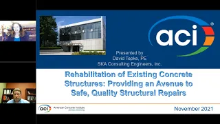 Structural Concrete Repair Webinar for Building Officials (Recorded Webinar)