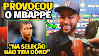 NEYMAR FALOU PELA PRIMEIRA VEZ DA TRETA COM MBAPPÉ EM ENTREVISTA APÓS A PARTIDA CONTRA GANA