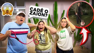 UM VIZINHO ESTRANHO ENTROU NA NOSSA CASA E LEVOU O ZAION 😱😱😱