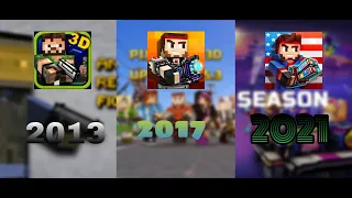 The Evolution of Pixel Gun 3D Trailers (2013-2021)
