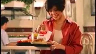 Wendy's Hamburger 1994 TV ad featuring  Regine Velasquez