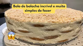 Como fazer bolo de bolacha com leite condensado