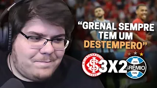 CASIMIRO REAGE: INTERNACIONAL 3 X 2 GRÊMIO - CAMPEONATO GAÚCHO 2024 | Cortes do Casimito