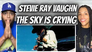 RIDICULOUS!| FIRSTTIME HEARING Stevie Ray Vaughn & Double Trouble  - The Sky Is Crying REACTION