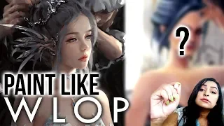 How To Paint Like WLOP | Elf girls, beautiful skin and dramatic light!