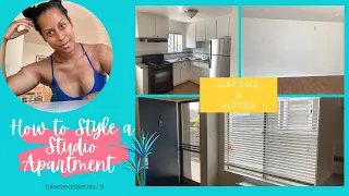 DIY Apartment Makeover   How To Style A LA Studio Apartment