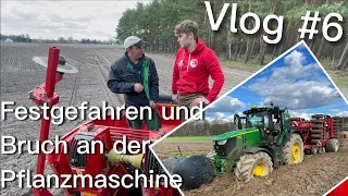 Kartoffeln pflanzen und Drillmasschine abdrehen / Vlog #6