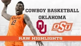 #17 Oklahoma State vs. Oklahoma - 2013 MBB Highlights