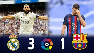 Real Madrid vs Barcelona 3-1 Extended Highlights & All Goals- La Liga 2023