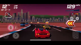 Trying out a new game(Horizon Chase)
