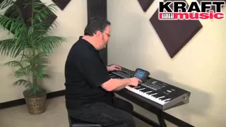 Kraft Music - Korg Pa3X Arranger Workstation Keyboard Demo with Steve McNally