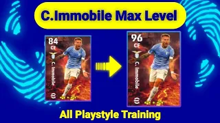 How To Train 99 Rated Back In The Game C.Immobile Max Level With 99 playstyle