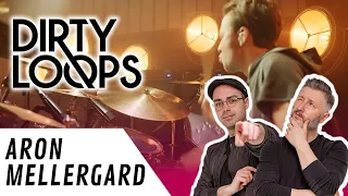 WTF?! | Schlagzeuglehrer reagieren auf Dirty Loops - Work Shit Out (Aron Mellergård)