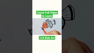 How to Draw NEMO for Kids Easy Step by Step #drawing #painting #coloring #howtodrawforkids