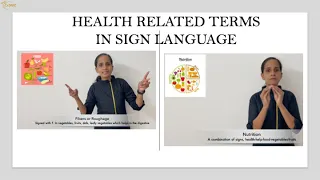 Health Related Terms in Sign Language | Sign Language for [10] Words Related to Health