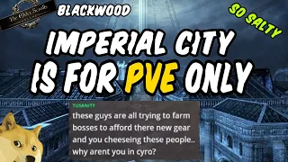 ESO PVP: Imperial City is for PVE ONLY! Get out PVP Scrubs!