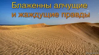 "Блаженны алчущие и жаждущие правды". А. А. Войтухов. МСЦ ЕХБ