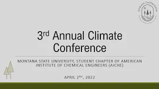 3rd Annual AIChE Climate Conference