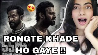 Salaar Hindi Trailer | Prabhas | Prashanth Neel | Prithviraj|Shruthi|Hombale Films| Reaction