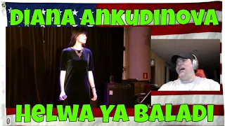 ديانا أنكودينوفا - حلوه يا بلدى , "Helwa Ya Baladi". Диана Анкудинова (Diana Ankudinova) REACTION