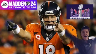 MUT 24 Special: #18 Manning returns to CLE! PLAYOFFS push to Super Bowl 58?!?!?