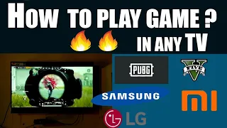 HOW to play PUBG, GTA V, FAR CRY games in mi, samsung, and LG smart TV.