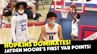 7th Grader Jayden Moore Scores First Varsity Points! Hopkins vs Orono Game Highlights!