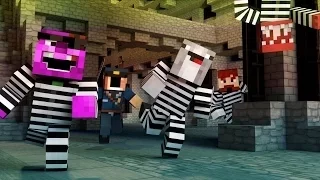 Minecraft Mini-Game: COPS N ROBBERS! (KIDNAPPED BY BREAKFAST?!) /w Facecam
