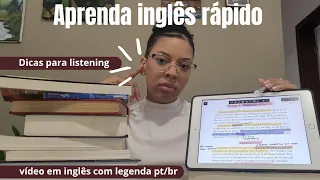 Como APRENDER INGLÊS SOZINHO DE GRAÇA | listening (em inglês com legenda br/pt)