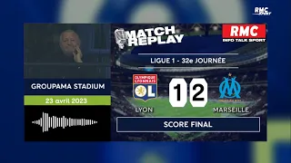 OL 1-2 OM : Victoire de Marseille sur un but gag, le goal replay avec les commentaires RMC
