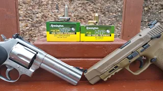 .40 S&W VS .357 Magnum - Remington HTP