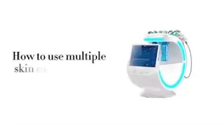 SW-H55 smart ice  blue skin management  system product descriptiop