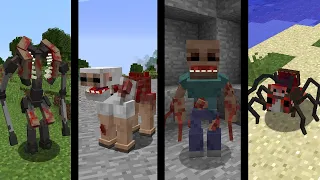 CONHEÇA OS 39 NOVOS MOBS MAIS ASSUSTADORES E HORRIPILANTES DO MINECRAFT!