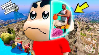 Franklin Control Shinchan's Mind To Save Avengers in GTA 5 ! GTA 5 AVENGERS