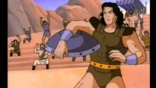 Conan battles the gladiator Gandar