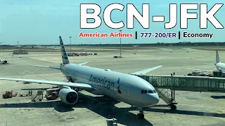 A Basic American Airlines 777-200er Experience: Barcelona to New York