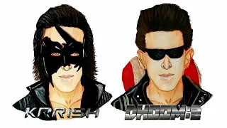 Hrithik Roshan Journey Drawing | Bollywood Journey | By Prashant Gupta Arts