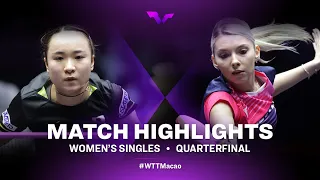 Highlights | Mima Ito vs Bernadette Szocs | WS QF | WTT Champions Macao 2022