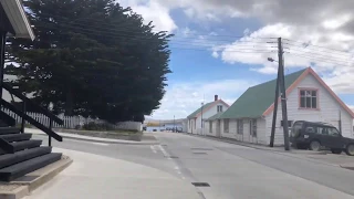 Stanley, Falkland Islands: Ross Road time lapse walk