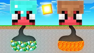 1000$ FERİTED VS 1$ FERİTED - Minecraft